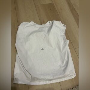 ALO Yoga Classic White muscle Tank size s